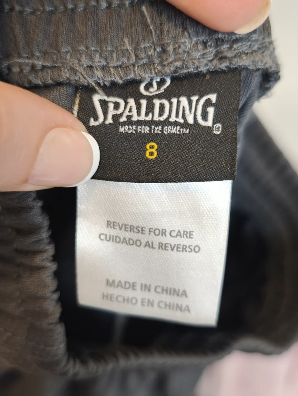 NWOT Spalding Youth Grey Jogger Sweatpants